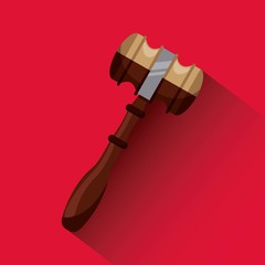 Poster - gavel icon