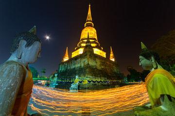 Wall Mural - Makha Bucha Day