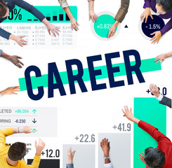 Wall Mural - Career Employment Data Analysis Recruitment Concept