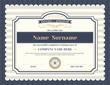 Vintage retro frame certificate background template