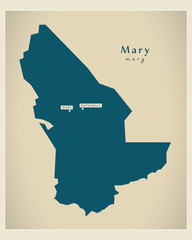 Modern Map - Mary TM