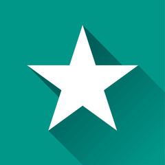 Poster - star flat design icon