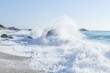 © sea and sun - waves, splash, foam, rocks, summer holidays - Lefkada island Greece