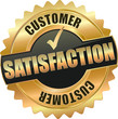 golden customer satisfaction sign