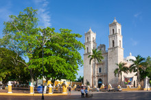 Cathedral Of San Ildefonso Merida Capital Of Yucatan Mexico