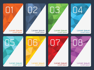 vector illustration of banners set