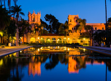 Balboa Park In San Diego California At Night