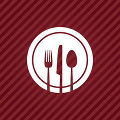 Sticker - abstract food menu background