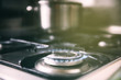 © olegkruglyak3 - Blue flames of a gas stove