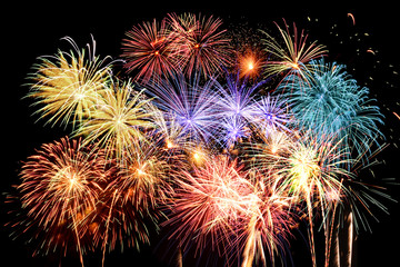 Wall Mural - fireworks grand finale