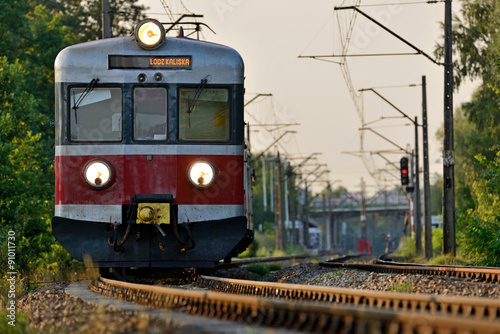 Naklejka ścienna Train