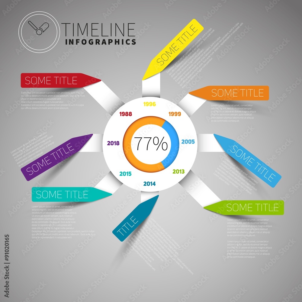 Timeline  infographics