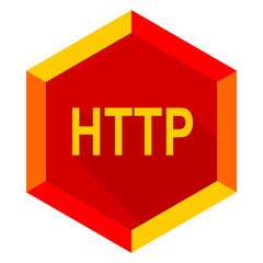 Aufkleber - http flat design modern icon