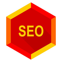 Aufkleber - seo flat design modern icon