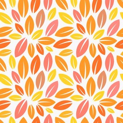 Sticker - Autumn leaves pattern