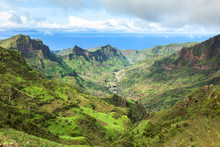 Serra Malagueta Mountains In Santiago Island Cape Verde - Cabo V