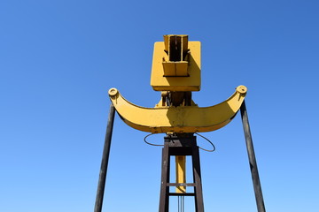 Pumping unit as the oil pump installed on a well