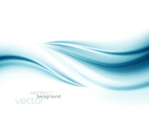 Poster - Beautiful Blue Satin. Drapery Background 
