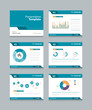 © apinan - Vector template presentation slides background design.info graphs and charts . slides design.flat style.