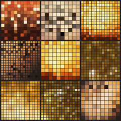 Poster - Abstract mosaic background.