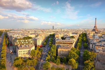 Sticker - Paris sunset