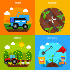 Sticker - Agriculture Concept Set