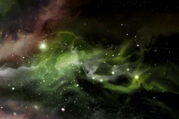 Wall Mural - universe starscape background