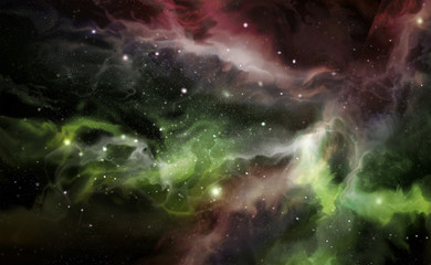 Wall Mural - universe starscape background