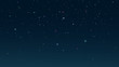 Starry night sky. Digital background raster illustration.