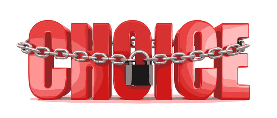 Poster - Choice and lock 