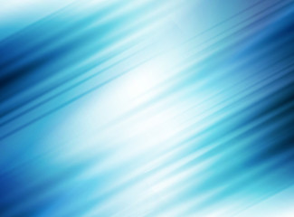 Poster - vector blurred abstract background with stripes, blue color