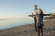 © Louis-Paul Photo - Father with is daughter at the sunset