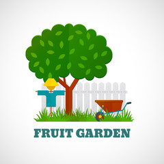 Canvas Print - Fruit Garden Poster