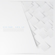 © iKatod - Vector white squares. Abstract background