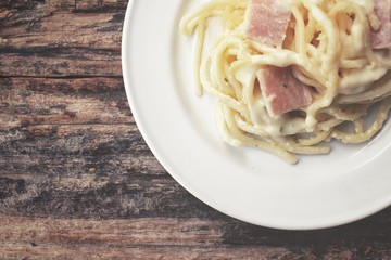 Canvas Print - Spaghetti carbonara