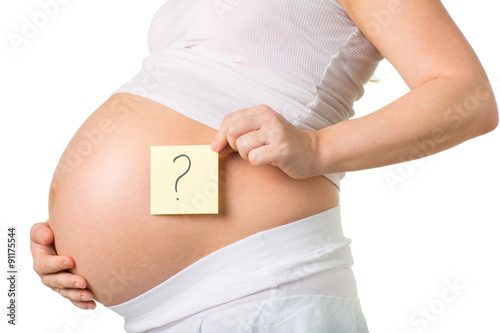 Fotografía Pregnancy, boy or girl, the choice of name
