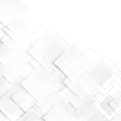 Wall Mural - vector white squares. abstract background