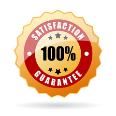 Canvas Print - 100 satisfaction guarantee icon