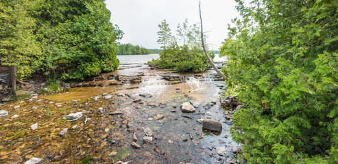 Canvas Print - Lakeside at Bruce Peninsula National Park Ontario Canada	