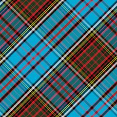 Wall Mural - Tartan Clan Anderson diagonal seamless