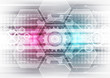 © kran77 - abstract vector technology background, illustration