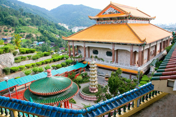 Buddhist temple Kek Lok Si in Penang, Malaysia, Georgetown