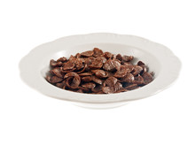 Bowl Of Chocolate Breakfast Cereals