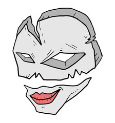 Sticker - old mask