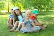 © Africa Studio - Happy active children on green grass in park
