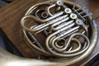 Old French Horn, classical instrument