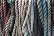 Vintage nautical rope, Representing durability, resilience, strength and adventure concept