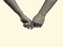 Friendship Forever Concept. Man And Woman Holding Hands