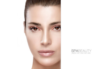 Wall Mural - beauty and skincare concept. spa girl