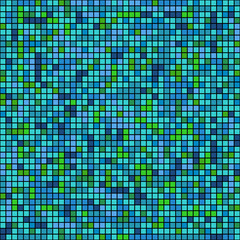Aufkleber - Abstract background of mosaic elements. Seamless pattern